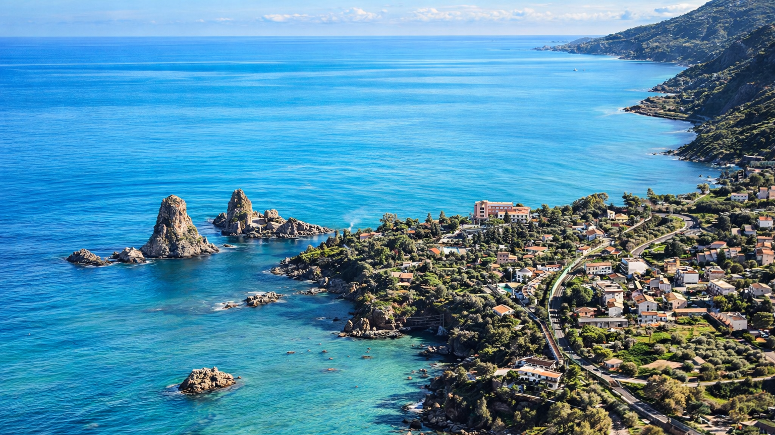 costiera della riviera dei ciclopi